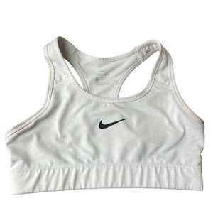 Nike | Women's Dri-Fit Sports Bra | Light Support  | White | S